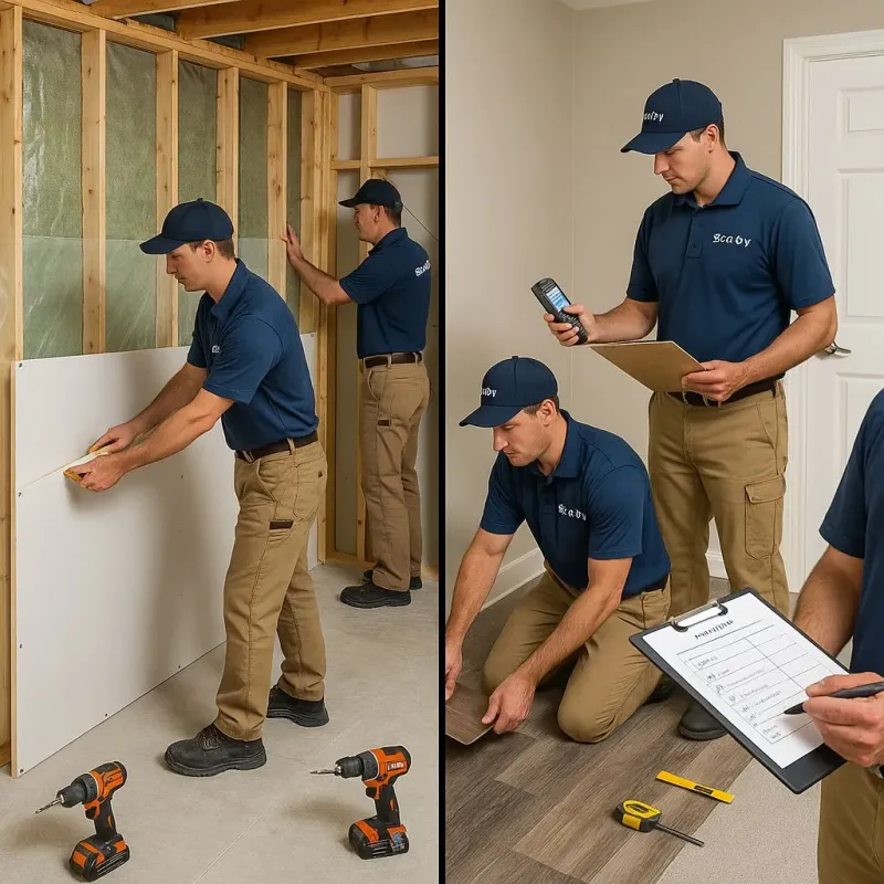 Repairs and Reconstruction process in Bally, PA